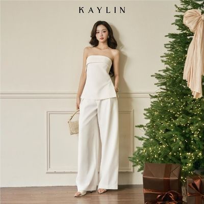 Quần dài KAYLIN form suông tôn dáng chất vải nhung hàn mềm mại phong cách thanh lịch BST Tháng 11.2025 - Q108T11
