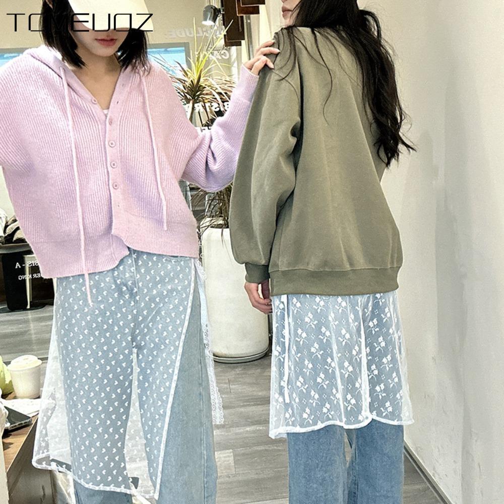 Váy Layer Ren Bông Phong Cách Vintage Cho Nữ