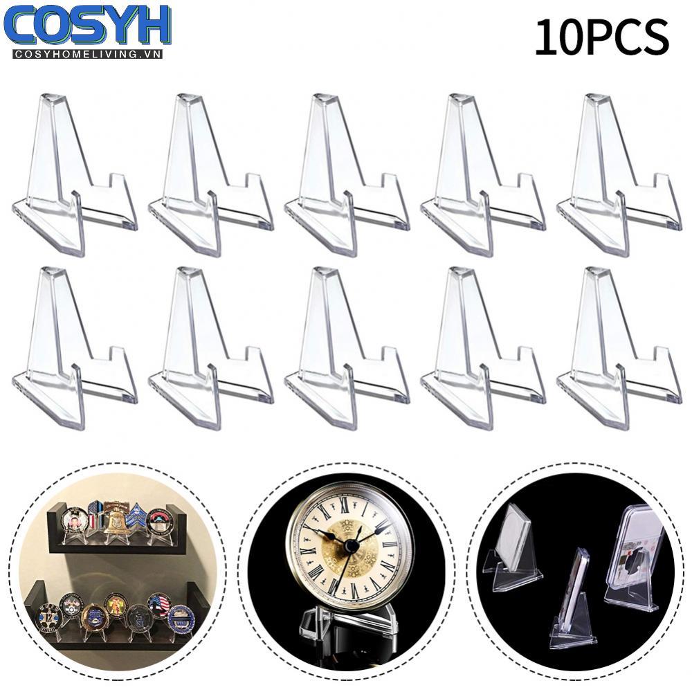<cosyh>Acrylic Triangle Display Stand Show Off Your Coin Collection with Style