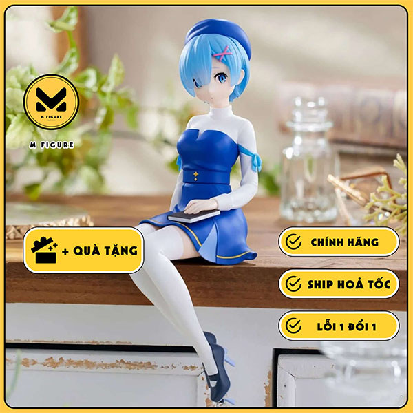 MÔ HÌNH Rem - Re:Zero kara Hajimeru Isekai Seikatsu - Noodle Stopper Figure - Bungaku Style (FuRyu) 