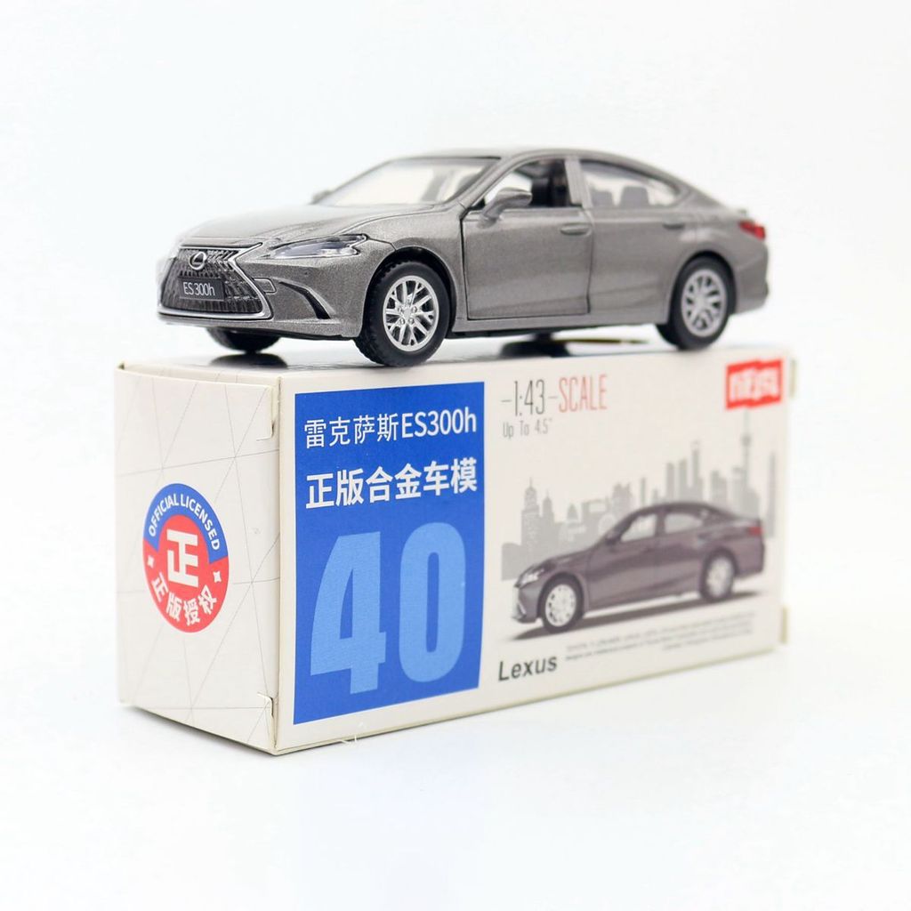 Caipo 1: 43 Hợp Kim Xe Mô Hình Lexus ES300h Xe Đồ Chơi Trẻ Em Kéo Lại Cửa Mở 67125