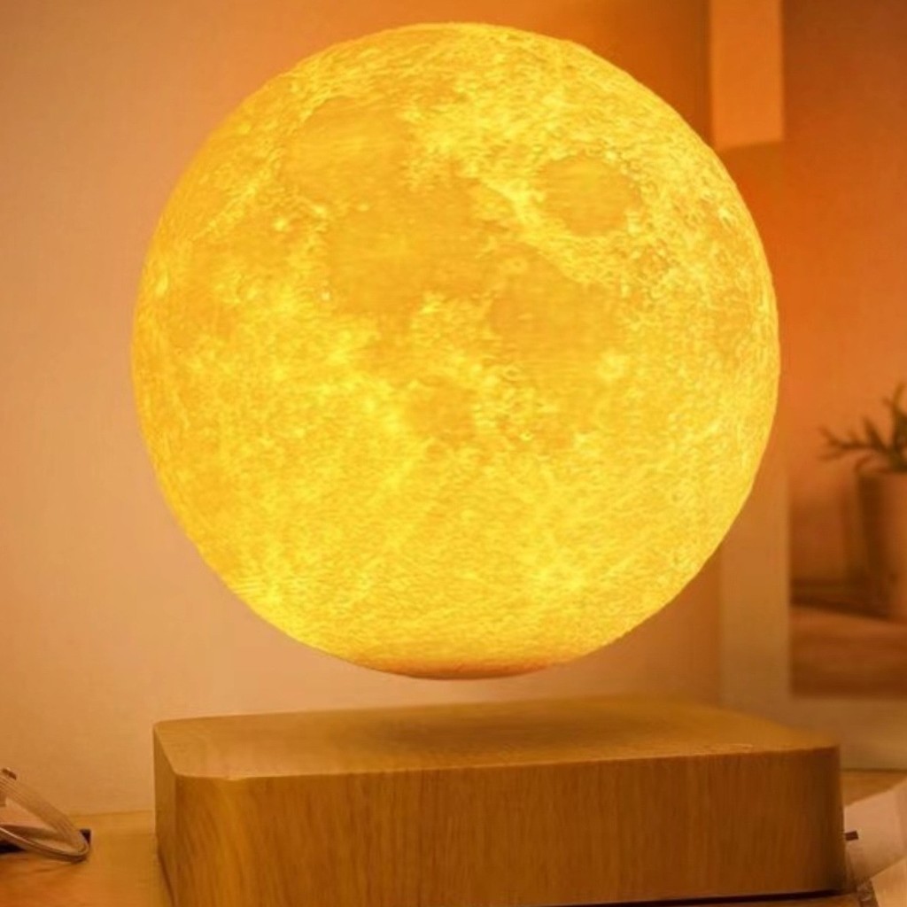 Đèn mặt trăng xoay, đèn hành tinh mặt trăng, đèn bầu trời sao, đèn ngủ phòng ngủ, đèn ngủ từ tính, đ