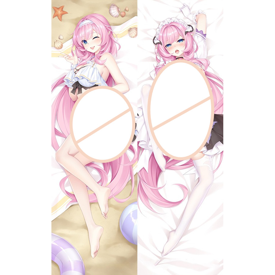Dakimakura Anime Elysia 2 Mặt In Gối Đệm Chăn Ga Gối Trang Trí Gối