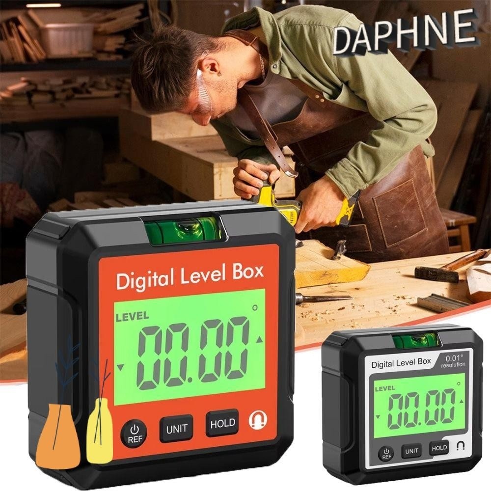 Digital Inclinometer DAPHS Multifunction LCD Digital Angle Finder High Precision Handheld Magnetic E