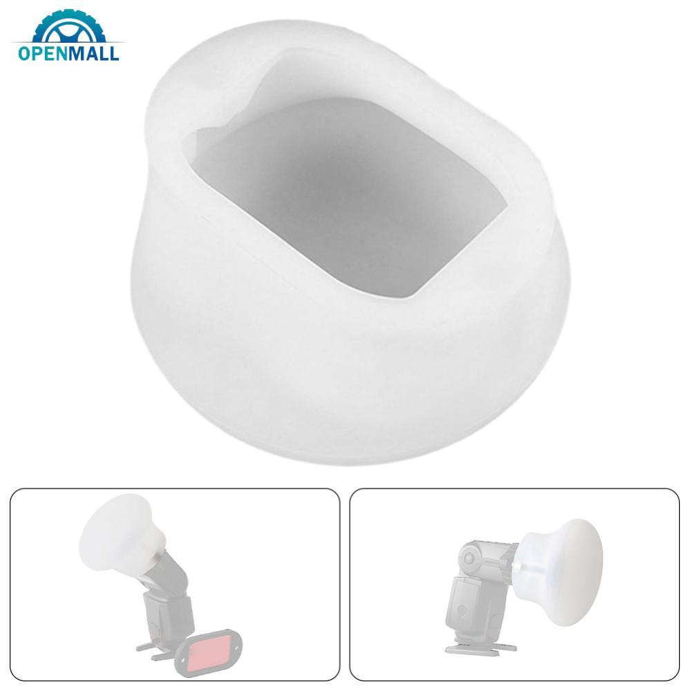 OPENMALL Đa Năng Silicon Mềm Flash Light Cover Khuếch Tán Mái Vòm Bounce Phù Hợp Cho Godox V860 V850