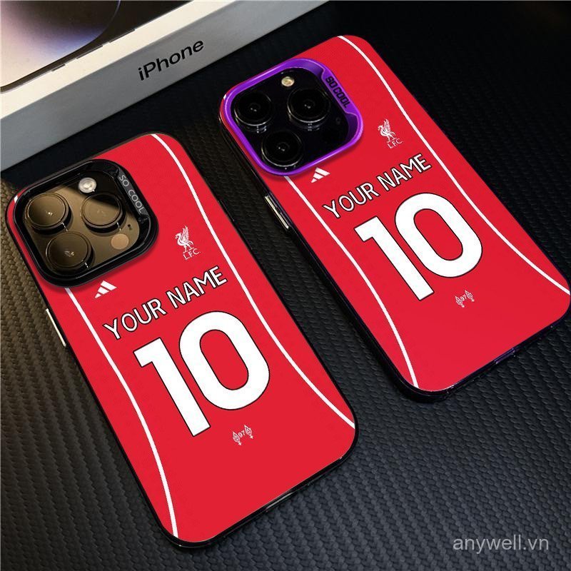 [Tên & Số Có Thể Tùy Chỉnh] Ốp Lưng Liverpool FC 2025 / 26 Home Kit Cho iPhone 16 Pro Max 15 Pro Max