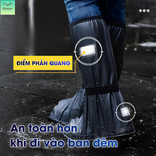 Ủng đi mưa dày chất lượng cao dùng ngoài trời ngày mưa, chống cát, chống tuyết, chống mưa ngoài trời, chống trượt và bền