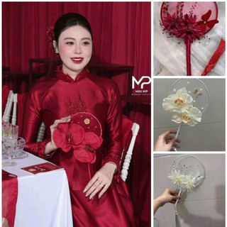 - 🎉🎉🎉 Quạt cầm tay Hottrends cho cô dâu ngày trọng đại TV0509 -
