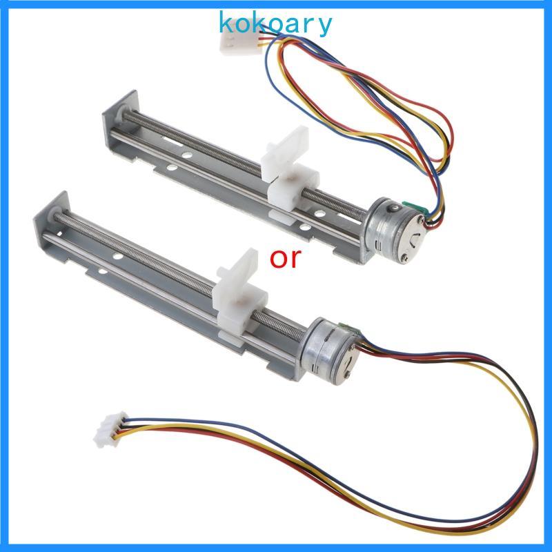 KOK DC 4-9V Drive Stepper Motor Vít có đai ốc Thanh trượt 2 pha 4 dây cho E