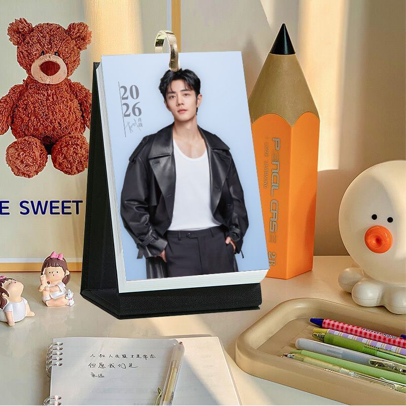Xiao Zhan 2026 Lịch Để Bàn Peter Pan Tuần Lịch Trang Trí Bàn Quà Tặng Zhan 2026 Mới Đài Loan Lịch Pe