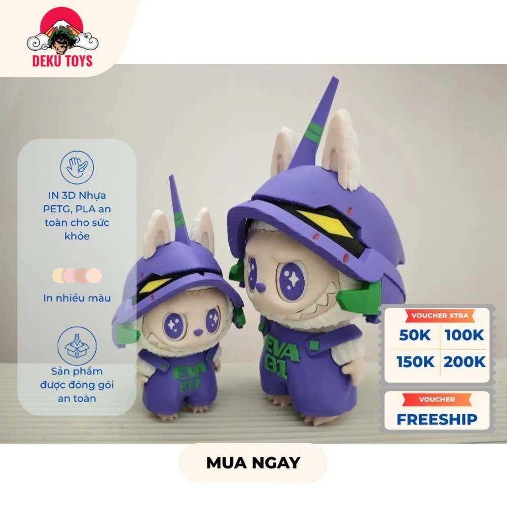 Mô hình Multi-part eva Unit-01 Labubu siêu cute