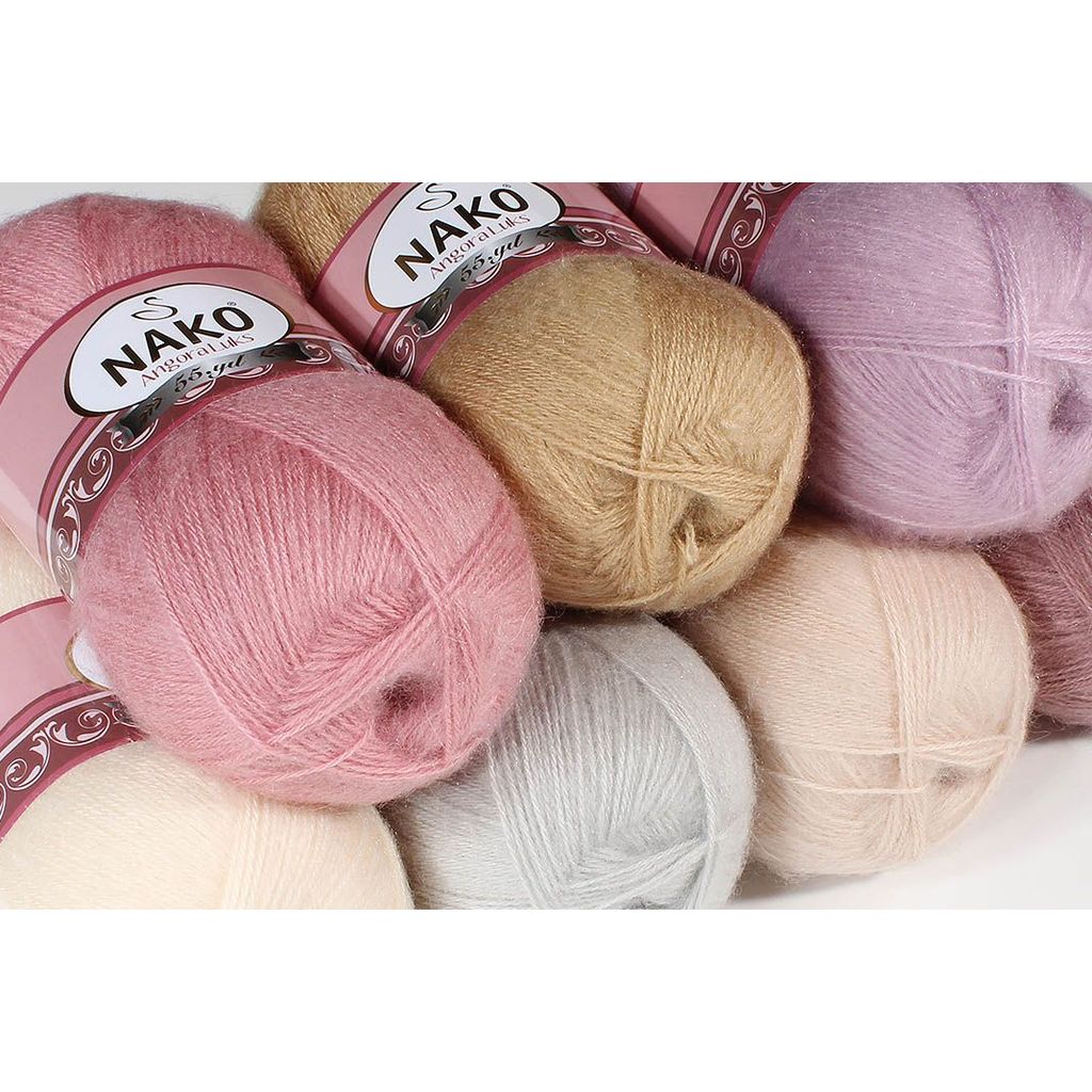 Cuộn len Nako Angora Luks