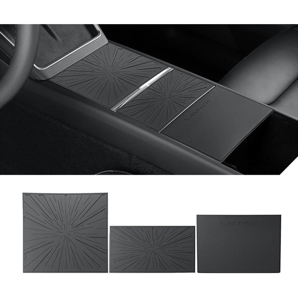 Bộ bọc bảng điều khiển trung tâm bằng silicon Tương thích với Tesla Model 3 Highland 2024 2025 & Tes