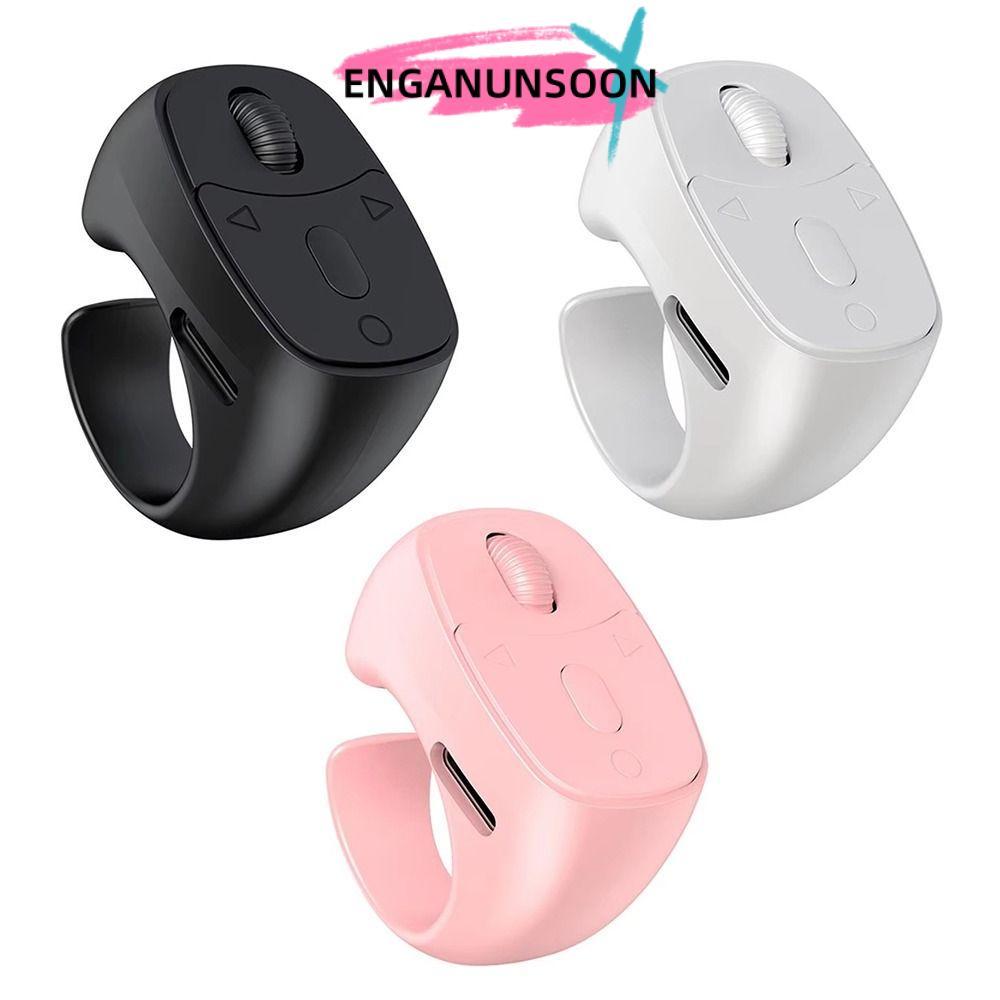 Điều khiển từ xa vòng ENGANUNSOON, Bộ chuyển đổi trang Bluetooth tự động có thể sạc lại USB, Bộ điều khiển điện thoại di động không dây cho Android cho bộ điều khiển Kindle