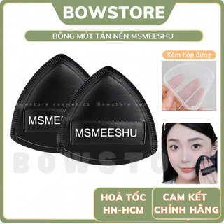 [MSMEESHU] Bông Mút Tán Nền MSMEESHU Siêu Mềm Mịn Kèm Hộp Đựng Chuyên Nghiệp BOWSTORE