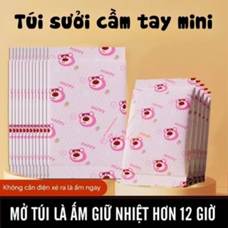  Túi Sưởi Giữ Nhiệt Cầm Tay Mini Sanrio Gấu Dâu Kuromi Cinnamoroll Pochacco Ấm Áp Nhỏ Gọn Tiện Lợi 