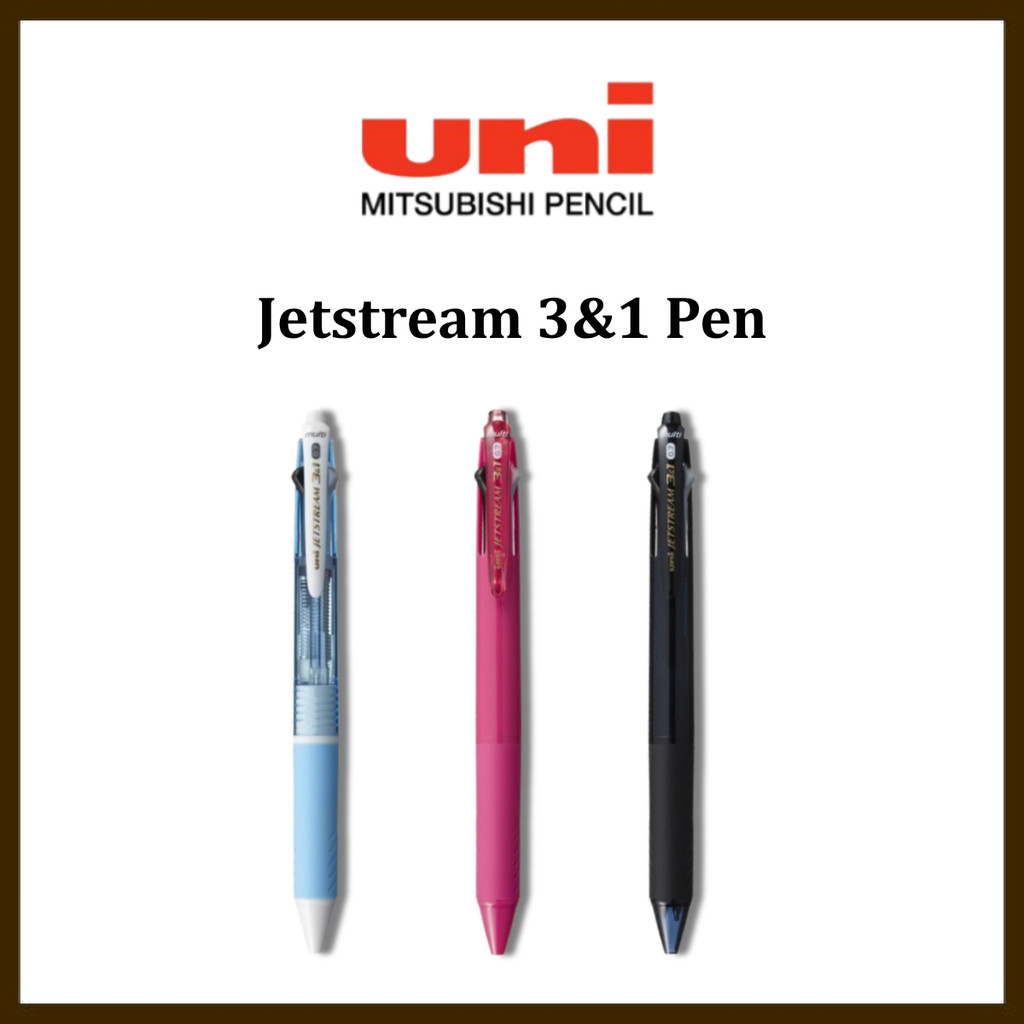 Mitsubishi Pencil Multi-Function Pen Jetstream 3&1 0.7 - Smooth Writing