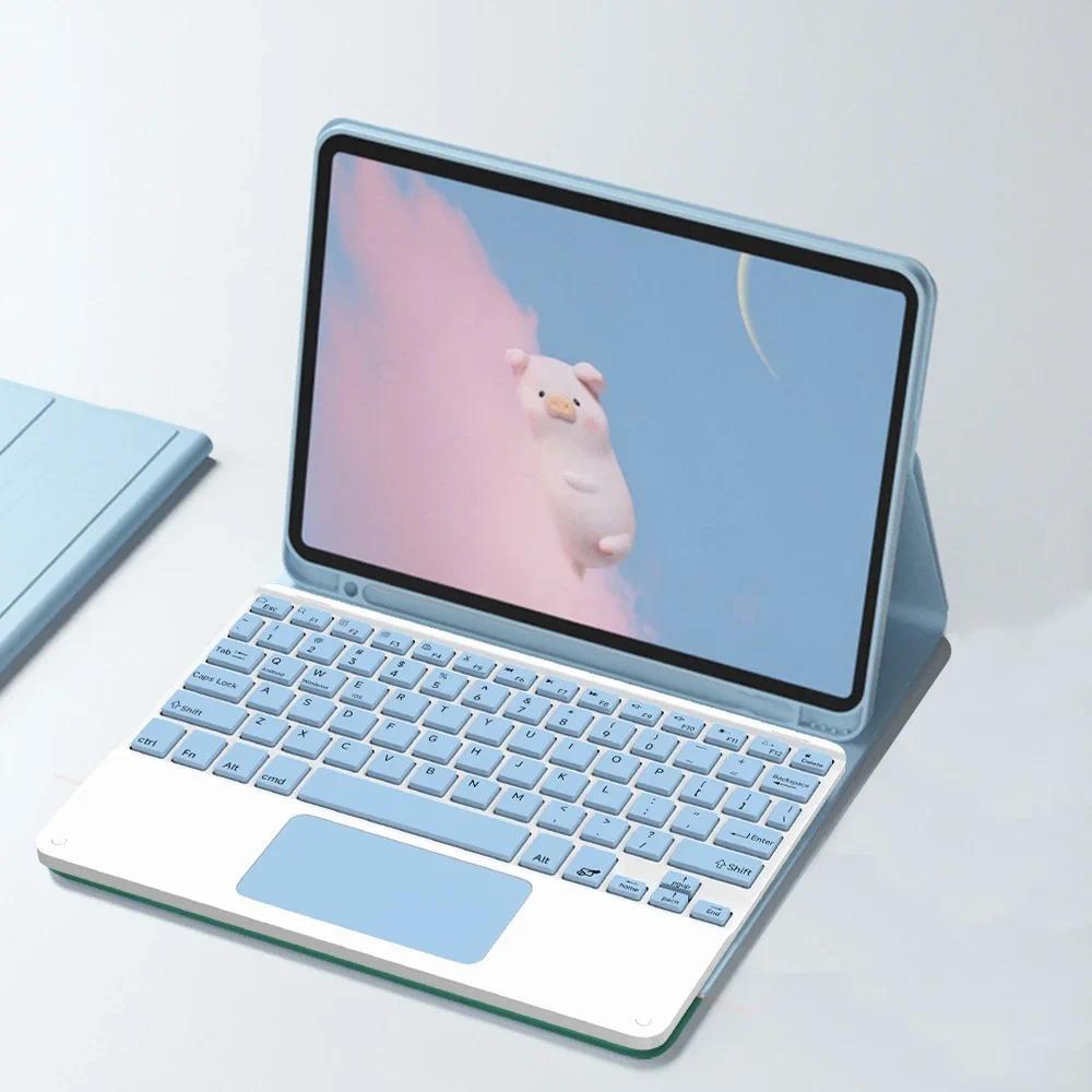 Dành Cho iPad Air 2025 M3 11 inch Ốp Lưng Có Bàn Phím Bluetooth Cho iPad Mới 2025 Air 11 M3 Đèn Nền 