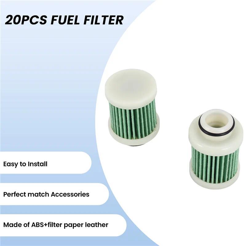 A10E-20 Cái 6D8-WS24A-00 Bộ lọc nhiên liệu 4 nút cho Yamaha 40-115Hp F40A F50 T50 F60 T60 Động cơ Ma