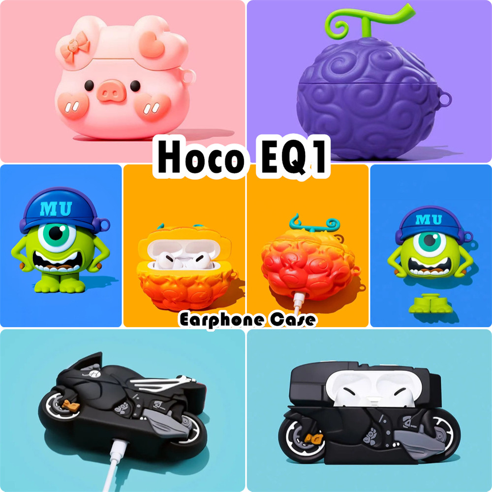 Dành Cho Hoco EQ1 Ốp Lưng Silicon Mềm Vỏ Tai Nghe Cool Hoạt Hình Tạo Kiểu NO.1