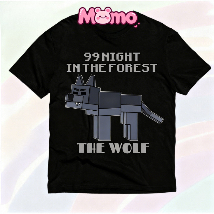 Roblox 99 Night In The Forest Wolf Character In Áo thun trẻ em Unisex