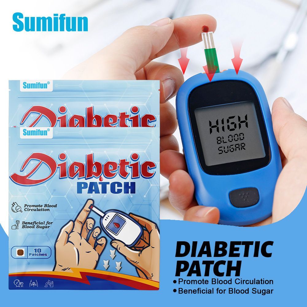 10 MIẾNG DÁN ỔN ĐỊNH ĐƯỜNG–DIABETIC PATCH-100% THẢO MỘC, AN TOÀN CHO GAN THẬN_GIÁ SIÊU SỐC_[CHE TÊN 