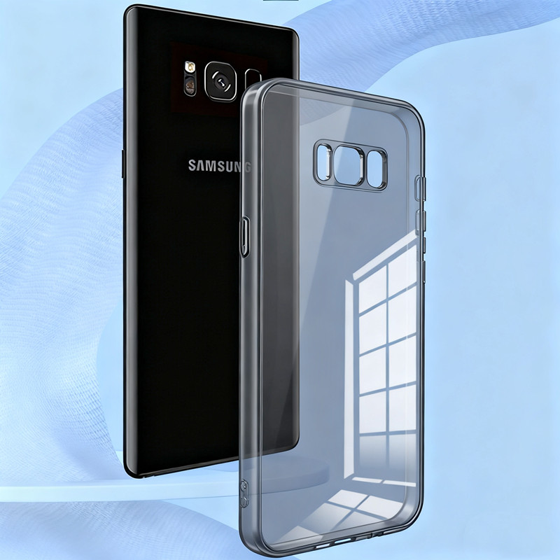 Dành Cho Samsung Galaxy S8 Plus S8 + SM-G955F G955FD G955T Slim Fit Pha Lê Trong Suốt Linh Hoạt Vỏ S