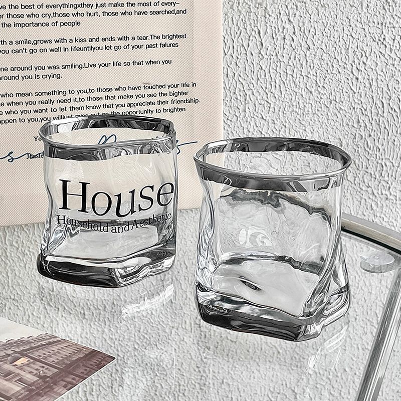 Sản phẩm mới Hàng có sẵn Cốc xoắn Origami Cốc whisky đầy màu sắc Cốc hình dạng đặc biệt Cốc thủy tin