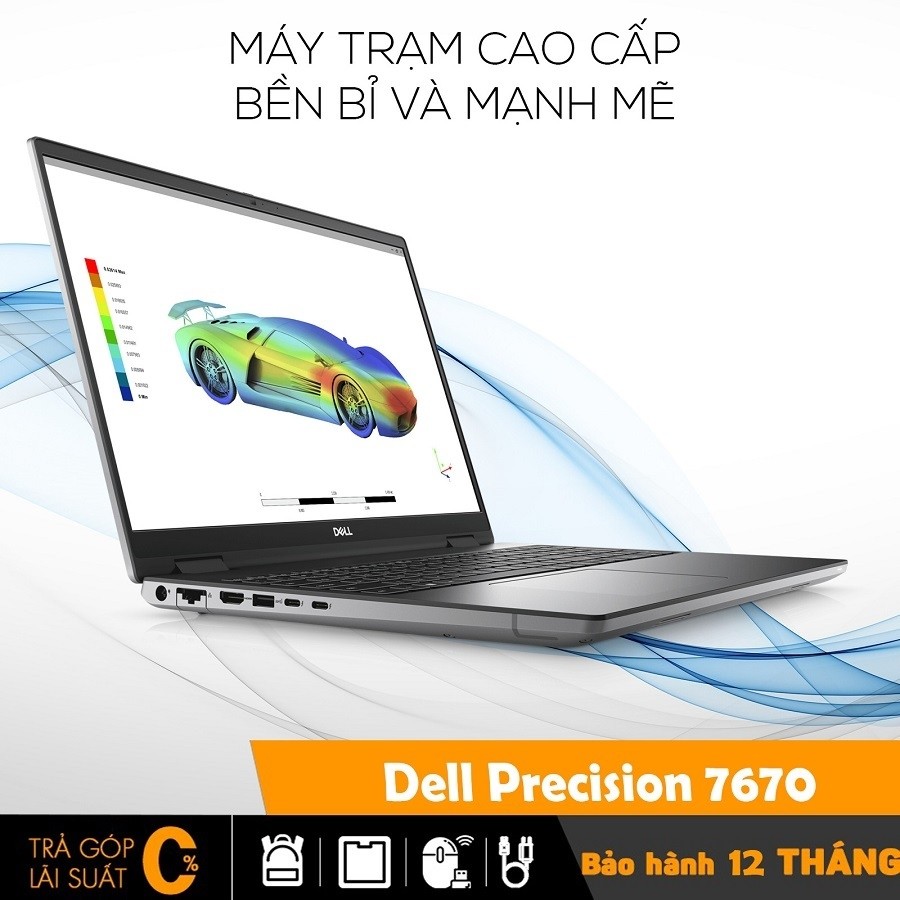 Dell Precision 7670 Core I7-12850hx, 32 Gb, Ssd 1tb, Nvidia Rtx A1000 4gb Ddr6, 16.0 Inch Fhd+