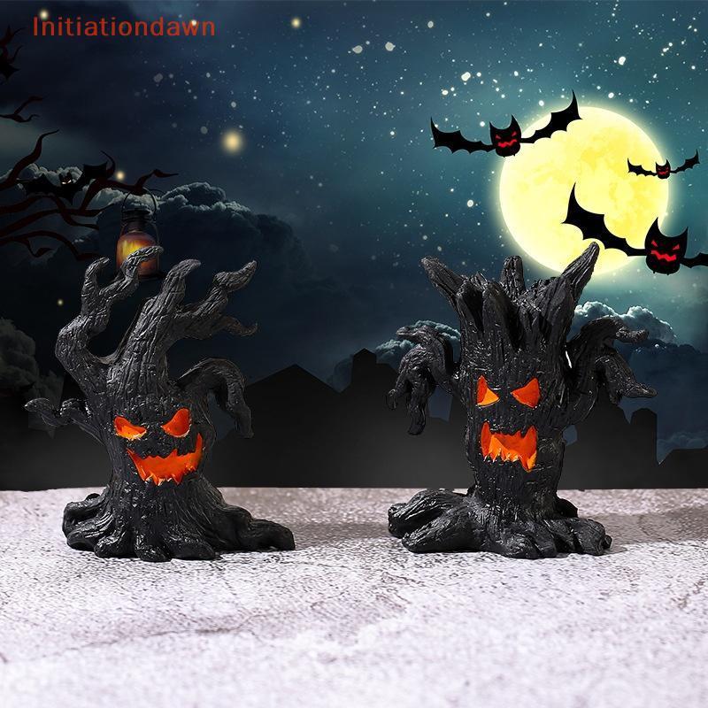 [Initiationdawn] Micro Phong Cảnh Halloween Dryad Đồ Trang Trí Dryad Hình Thủ Công Nhựa Trang Trí Ch