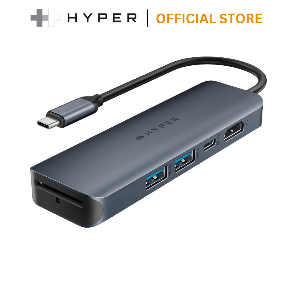 Hub chuyển đổi 6-in-1 Hyper Drive Next Port USB-C truyền tải nhanh, xuất màn hình 4K 60Hz - HD4002GL