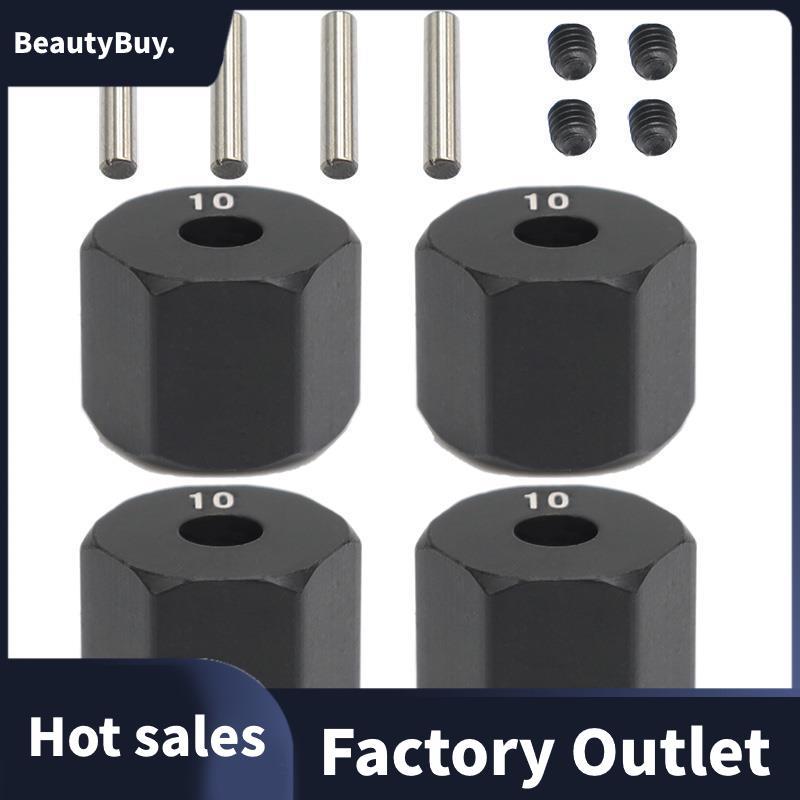 4 Bánh Xe 12MM Hex Hub Độ Dày Cho 1 / 10 RC Bánh Xích Trục SCX10 Traxxax Trx4 MST RC Xe Phần, 10Mm