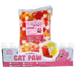 [FreeShip] [THÙNG 10 BỊCH] Thạch Lotus chân mèo Paw Cat bịch 1.5kg