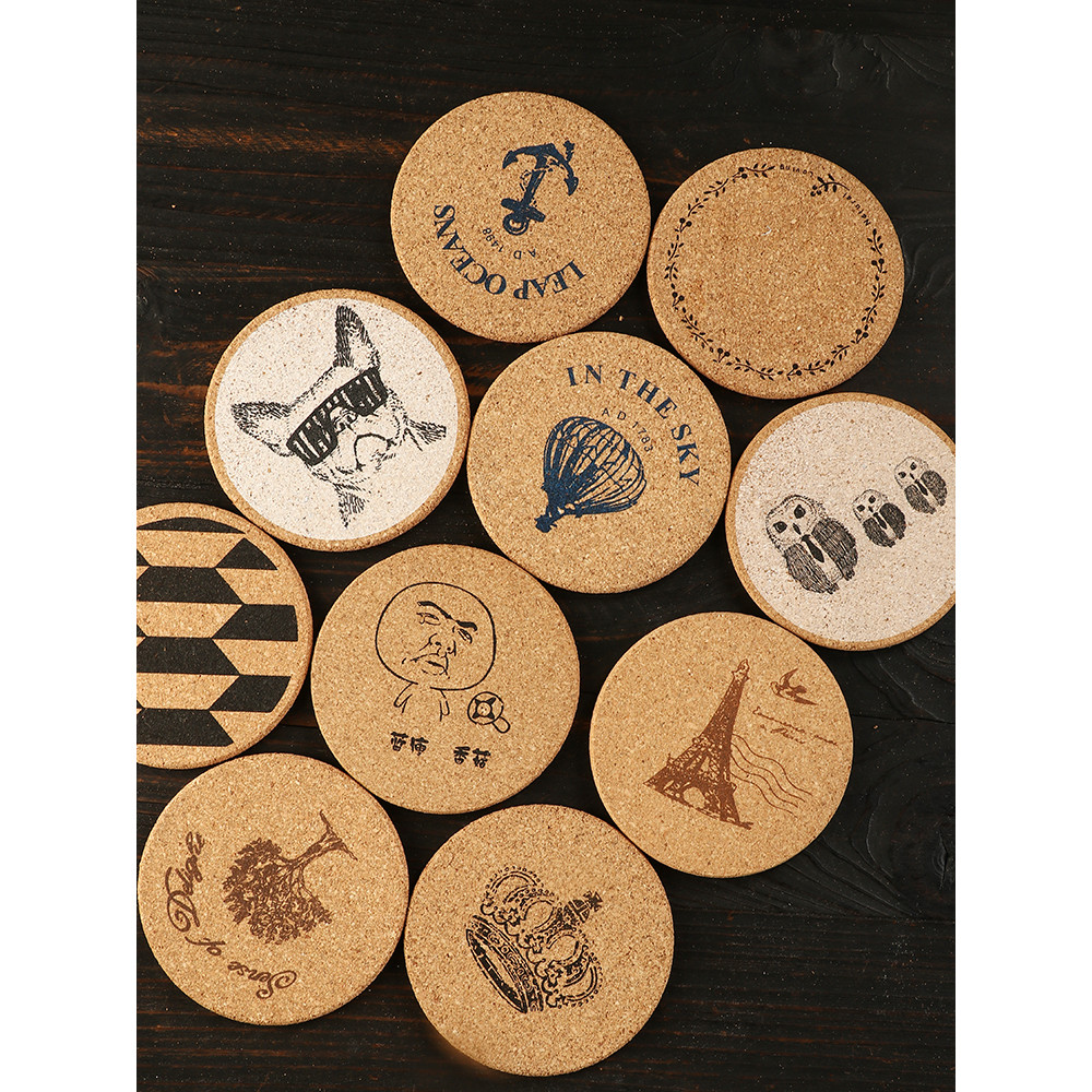 Nước Coaster Gỗ Coaster Rượu Coaster Thanh Thảm Cà Phê Sáng Tạo Coaster Trà Thảm Cách Nhiệt Coaster 