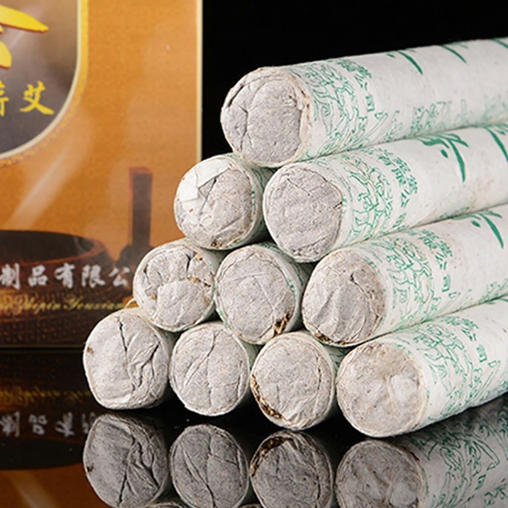 Điếu Ngải - Nhang Ngải Cứu Hương Ngải Nhung 5 năm hộp 10 điếu KLAUD