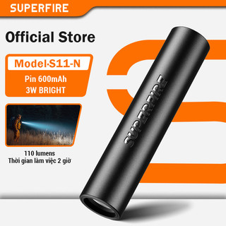 SUPERFIRE S11-N 2W LED Cao Độ Sáng Đèn Pin Dễ Mang Sạc Type-C Đèn Công Cụ Nhỏ Kết Cấu Siêu Mỏng Với Dây Rope