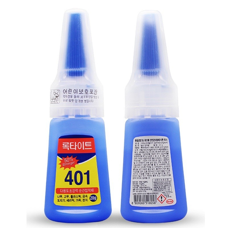 Keo 401 Phụ tùng móng tay giả cho thiết bị đính kèm Kết cấu Gel Mẫu đa năng 401 Super-NT