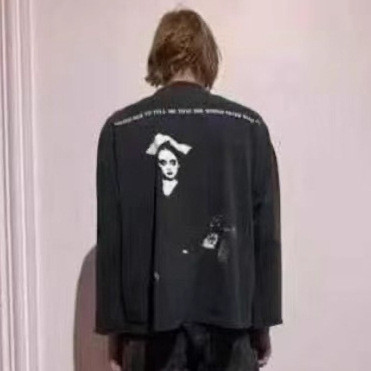 ERD Melancholy Rich Second Generation Washed Vintage Loose Long Sleeve vintage Vintage Couple Base S