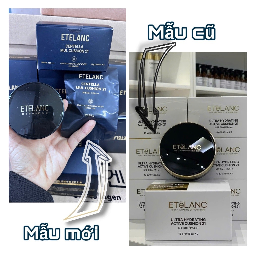 CUSHION CH.ỐNG NẮNG ETELANC ULTRA HYDRATING ACTIVE CUSHION 21