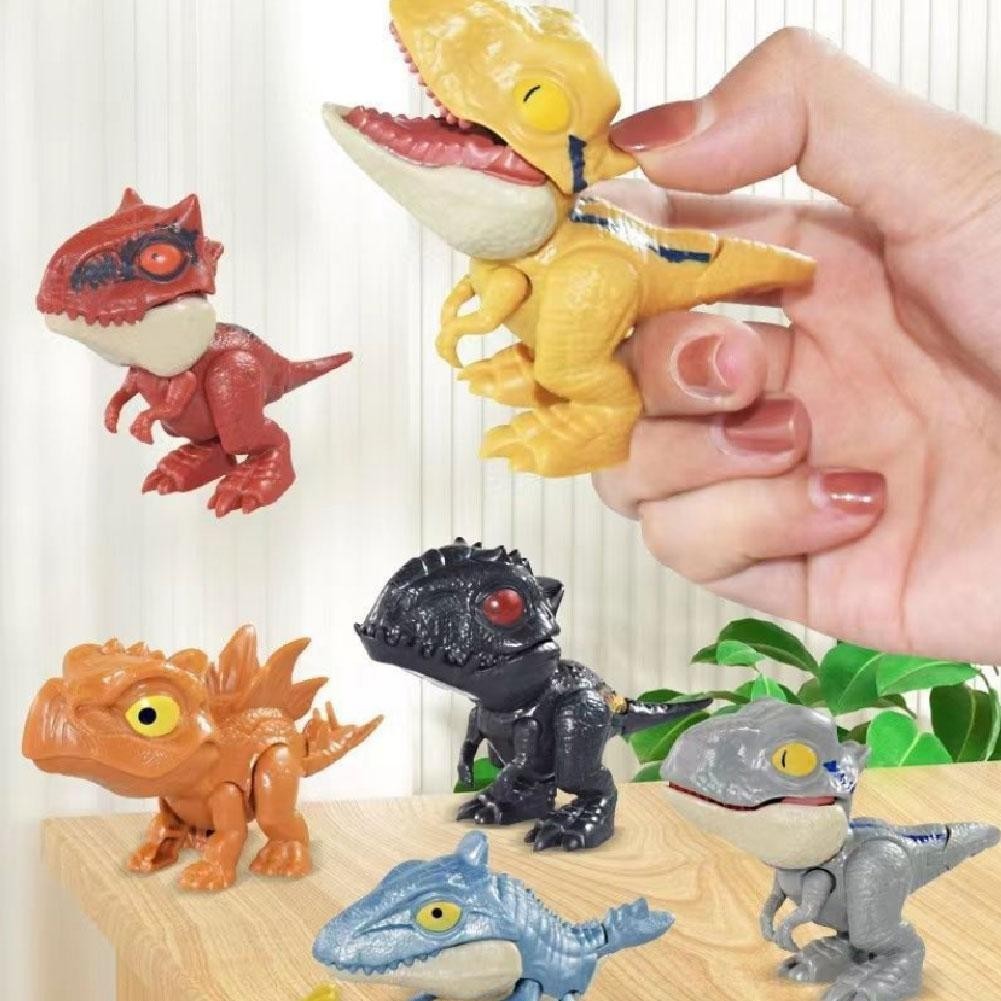 Better _ Life Ngón Tay Cắn Khủng Long Đồ Chơi Dành Cho Trẻ Em Tyrannosaurus Rex Velociraptor Tricera