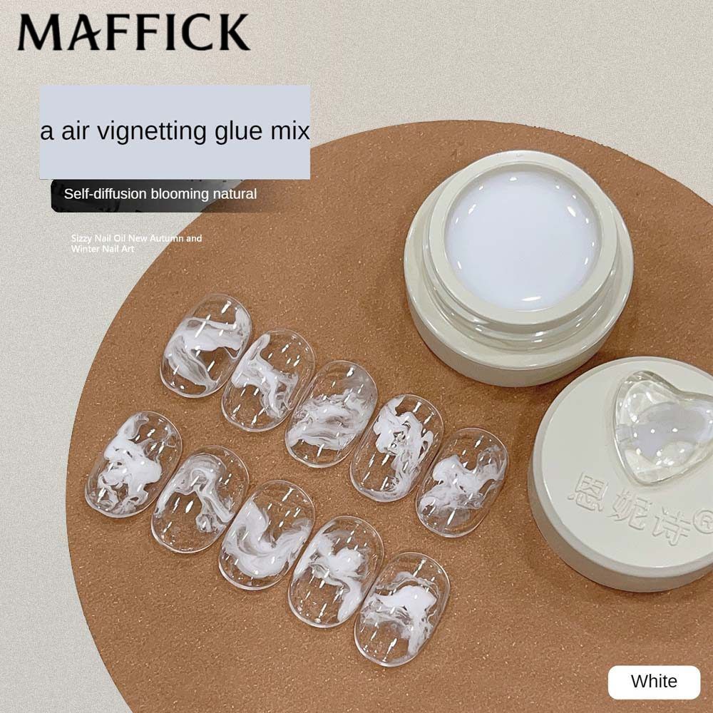 Annies Nail Smudge Liquid Gel Marble Ink Quick Automatic Gradient Nail Polish Gel For Nail Art 【blue