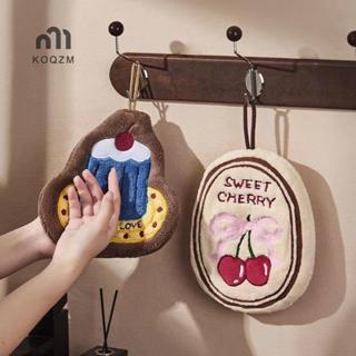 [KOQZM] Khăn tay nhà bếp Khăn tay thấm hút phòng tắm Khăn tay treo tường Khăn tay dày cho khăn tay nhà bếp [mới]