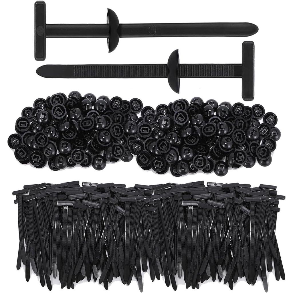 200 Chiếc Nylon Đa Năng Dây Buộc Cáp Khóa, Ziplock Pro Nút Ô Tô Kẹp Khóa Ziptie Kẹp, Dây Đeo Phong Cách Tự Khóa Zip Dây Buộc Cho Ô Tô Ốp Lưng Fender Lót Tự Động Thân Viền Bảng Điều Khiển Fas