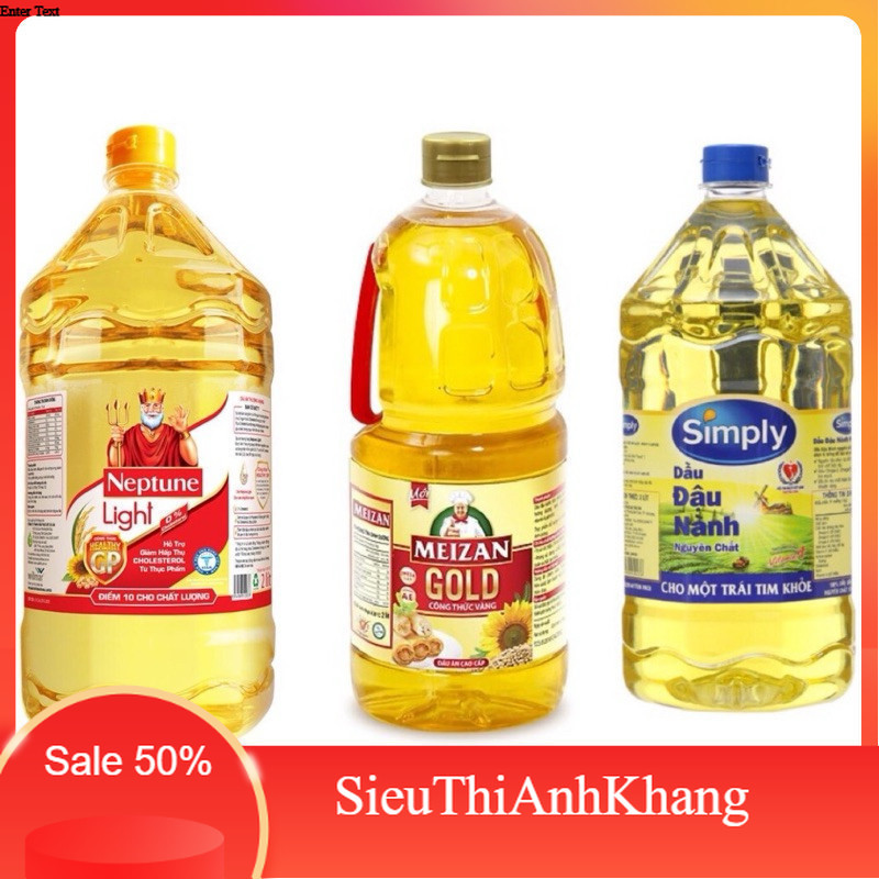 dầu ăn simply , mezan gold , neptune , meizan đậu nành 2L _Sieuthianhkhang