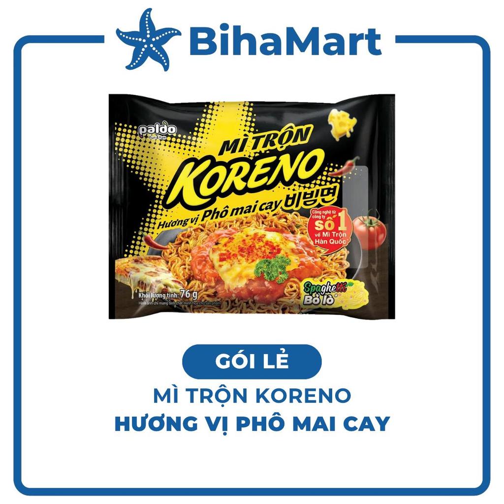 [GÓI LẺ] - PALDO - Mì trộn Koreno hương vị Phô mai cay, Koreno Mì trộn Phô mai cay Koreno, Mì Koreno