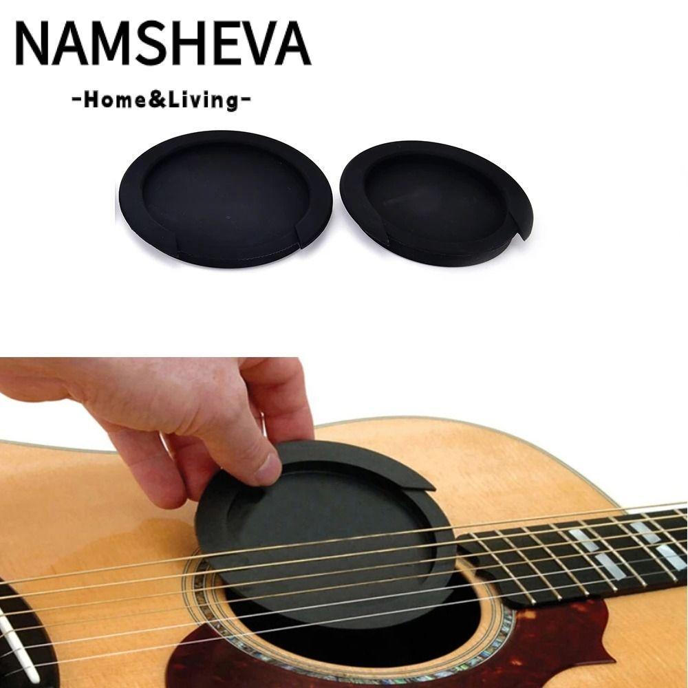 NAMSHEVA Guitar Silicon Lỗ Âm Thanh, Đệm Lỗ Bảo Vệ Guitar Buster Soundhole Cover Phích Cắm Đệm Yếu, 