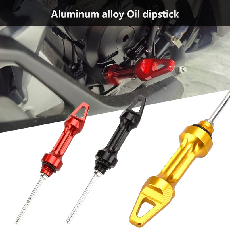 Dành Cho SYM DRGBT158 MMBCU158 JET150SL Hợp Kim Nhôm Giá Đỡ Dầu Đồng Hồ Đo Mức Dầu Động Cơ Bình Dầu 