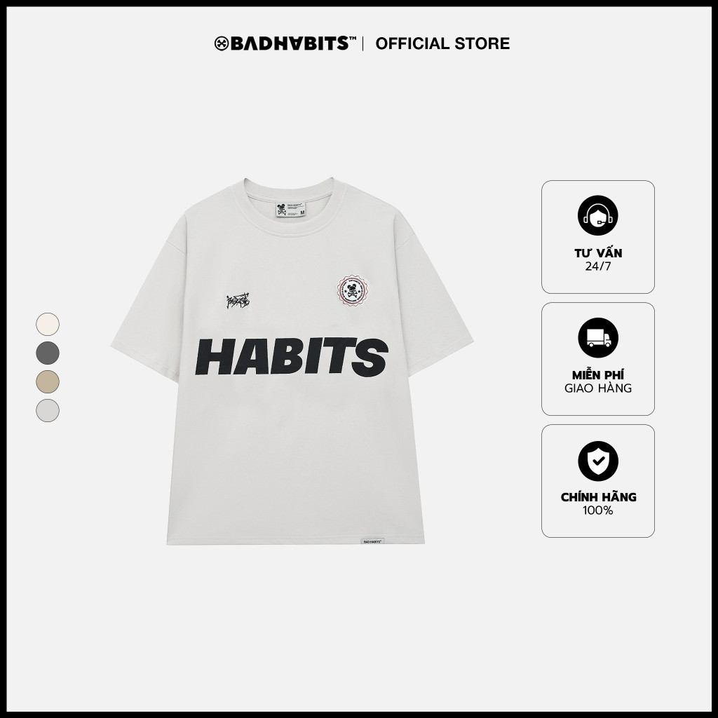 Áo Thun Unisex Bad Habits- Bad Uniform - Local Brand Chính Hãng