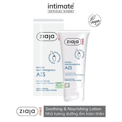 Nhũ Tương Dưỡng Ẩm Toàn Thân Ziaja Med Atopic Dermatitis Cung Cấp Vitamin E Tái Tạo Làn Da 100ml