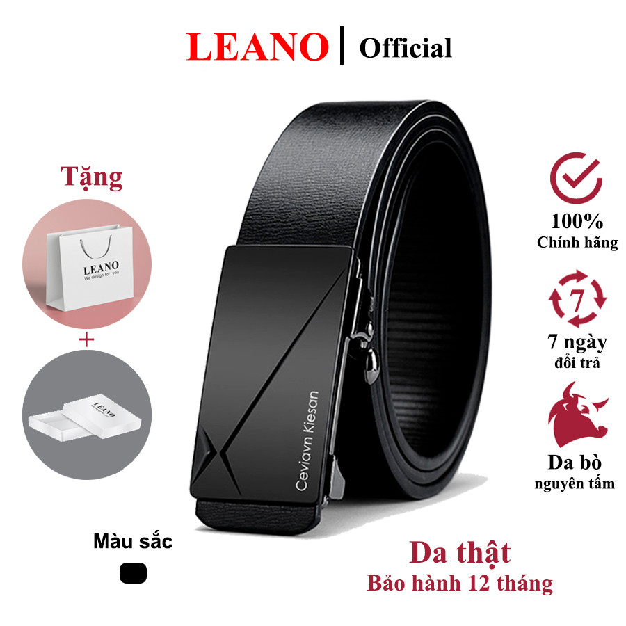 Dây nịt nam da cao cấp LEANO, Thắt lưng nam Ceviavn Kiesan WYK94